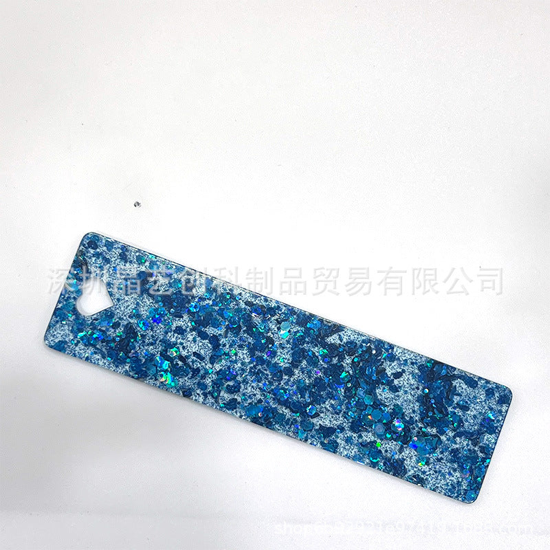 Wholesale 10pcs/pack Starry Sky Series Acrylic Bookmark DIY Pendant